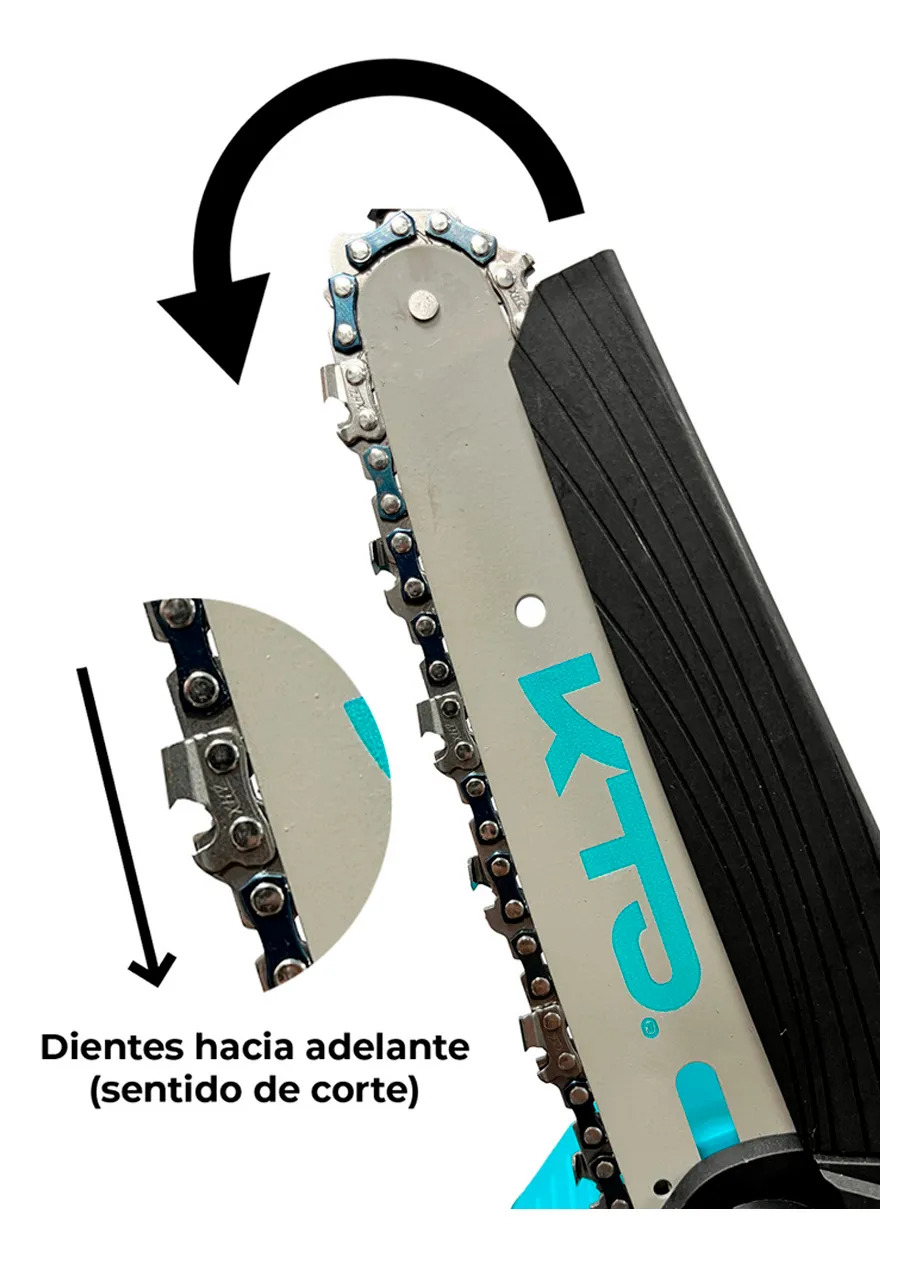 Mini Motosierra Portátil Inalámbrica Kto 21v Maletín - Imagen 12