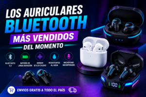 Los auriculares Bluetooth más vendidos del momento